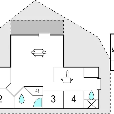 Amazing In W/ Sauna And 4 Bedrooms Dom wakacyjny *